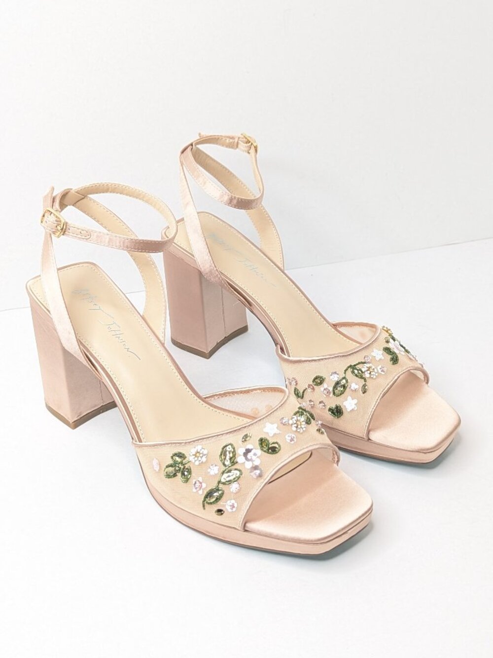 Betsey Johnson Kirra Platform Sandals Nude Womens 11